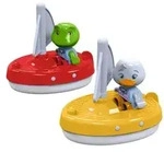 AquaPlay 2x Segelboote + 2x Figuren, Zubeh&ouml;r f&uuml;r AquaPlay Wasserbahnen oder
