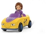 SIKU 0104 - Toddys, Zoe Zoomy, Spielzeugauto mit R&uuml;ckziehmotor und Spielfigur,