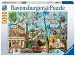 Puzzle Ravensburger Big City Collage 5000 Teile