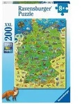 Puzzle Ravensburger Bunte Deutschlandkarte XXL 200 Teile