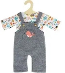 Puppen-Latzhose mit T-Shirt "Wal Bobby", Gr. 28-35 cm