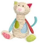 sigikid 42842 - Katze Patchwork Sweety Kinderbunt