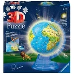 3D Puzzle Ravensburger Kinderglobus mit Licht 180 Teile