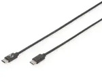 Digitus USB-Kabel USB 2.0 USB-C&reg; Stecker, USB-C&reg; Stecker 3.00 m Schwarz Flexibel,
