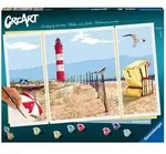 CreArt Premium Triptychon - An der K&uuml;ste