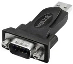 LogiLink Seriell Adapter [1x USB 2.0 Stecker A - 1x RS232-Stecker] Schwarz