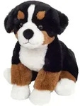 Teddy Hermann 91979 - Berner Sennenhund sitzend, Hund-Pl&uuml;schtier, 26 cm