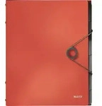 Leitz 4569-10-20 Ordnungsmappe Hellrot DIN A4 Polypropylen Anzahl der F&auml;cher: 6