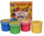 KLECKSi Basic Mini - 4 Farben in Dosen farbl. Sortiert a 150 g