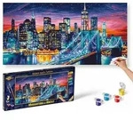 Malen nach Zahlen - Manhattan bei Nacht