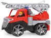 LENA® 04535 - Truxx, Feuerwehr mit Spielfigur, rot/grau/schwarz, Länge 28cm
