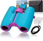 Bresser Junior 11250 - Kinder-Fernglas 6x21 (blau), mit Tasche
