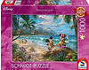 Schmidt 57528 - Thomas Kinkade, Disney, Minnie & Mickey in Hawaii, Puzzle, 1000 Teile