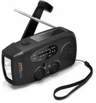 Technaxx TX-238 Notfallradio AM, FM Notfallradio Handkurbel, Solarpanel,