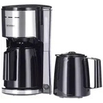 Severin KA 9308 Kaffeemaschine Edelstahl (geb&uuml;rstet), Schwarz Fassungsverm&ouml;gen