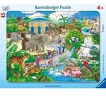 Rahmenpuzzle Besuch im Zoo 45 Teile