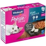 Vitakraft Po&eacute;sie D&eacute;lice mit Fisch Nassfutter Katze Multipack (6 x 85 g) 1...