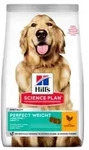 Hill's Adult Perfect Weight Large Breed Huhn Hundefutter 2 x 12 kg