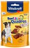 Vitakraft Beefstick Quadros mit Käse Hundesnack (70 g) 2 Packungen