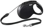 Flexi New Classic M Cord-Leine 8 Meter Schwarz