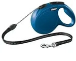 Flexi New Classic M Cord-Leine 8 Meter Blau
