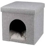 Trixie H&ouml;hle und Katzenbett Alois 38 &times; 40 &times; 38 cm hellgrau Pro St&uuml;ck