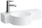 LAUFEN Val Handwaschbecken 55 x 31,5 cm, Ablage rechts, mit 1 Hahnloch, ohne
