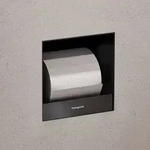 hansgrohe XtraStoris Original Einbau-Toilettenpapierhalter rahmenlos 15 x 14 x 15 cm,