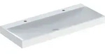 Geberit ONE Waschtisch 120 cm, Abgang vertikal, 2 Hahnl&ouml;cher, ohne &Uuml;berlauf,