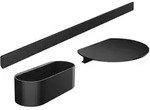 hansgrohe WallStoris Badewannenset 27966670, Badewannen, mattschwarz