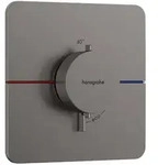 hansgrohe ShowerSelect Comfort Q Thermostat Unterputz, Badarmaturen, brushed black