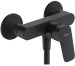 hansgrohe Logis Einhebel-Brausemischer Aufputz, Badarmaturen, mattschwarz