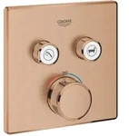 GROHE Grohtherm SmartControl Thermostat Fertigmontageset mit 2 Absperrventilen,
