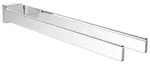 Emco cue Handtuchhalter, 2-armig, starr, 43,1 cm, Accessoires, 325000143, chrom