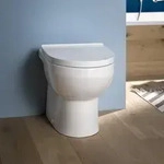 Duravit No. 1 Stand-WC, Rimless, back to Wall 2009090000, Badkeramik, wei&szlig;