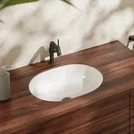 hansgrohe Xuniva U Unterbauwaschtisch 45 x 35 cm, ohne Hahnloch, mit &Uuml;berlauf,