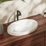 hansgrohe Xuniva D Einbauwaschtisch 55 x 40 cm, ohne Hahnloch, mit &Uuml;berlauf,