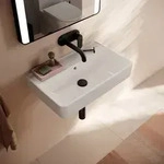 hansgrohe Xanuia Q Waschtisch Compact 600/370 ohne Hahnloch mit &Uuml;berlauf,