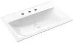 Emco asis Waschtisch 80 cm mit 3 Hahnl&ouml;chern, Badkeramik, 957711483, wei&szlig;