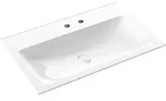 Emco asis Waschtisch 80 cm mit 2 Hahnl&ouml;chern, Badkeramik, 957711482, wei&szlig;