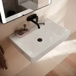 hansgrohe Xanuia Q Waschtisch 700/480 ohne Hahnloch und &Uuml;berlauf, Badkeramik,