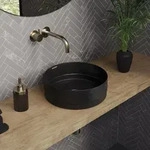 Kaldewei NUEVA Waschtisch-Schale &Oslash; 38 cm, Badkeramik, 911206003676, schwarz...