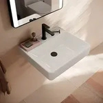 hansgrohe Xanuia Q Waschtisch 550/480 mit Hahnloch ohne &Uuml;berlauf, Badkeramik,