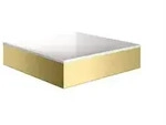 AXOR Suite Aufsatzwaschtisch 400/400, Badkeramik, 42003950, brushed brass