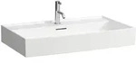 LAUFEN Kartell Waschtisch 80 x 46 cm, mit 1 Hahnloch, mit &Uuml;berlauf, Badkeramik,