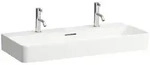LAUFEN Val Aufsatzwaschtisch 95 x 42 cm, mit 2 Hahnl&ouml;cher, mit &Uuml;berlauf,