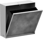 hansgrohe XtraStoris Rock Einbau Abfalleimer mit befliesbarer T&uuml;r 300/300/100,