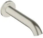 AXOR Uno Wanneneinlauf mit gebogenem Auslauf, Badarmaturen, 38411800, edelstahl optic