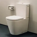 LAUFEN MEDA Stand-WC f&uuml;r Kombination, sp&uuml;lrandlos, Badkeramik, wei&szlig; mit LCC