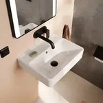 hansgrohe Xanuia Q Handwaschbecken 500/390 ohne Hahnloch mit &Uuml;berlauf,...